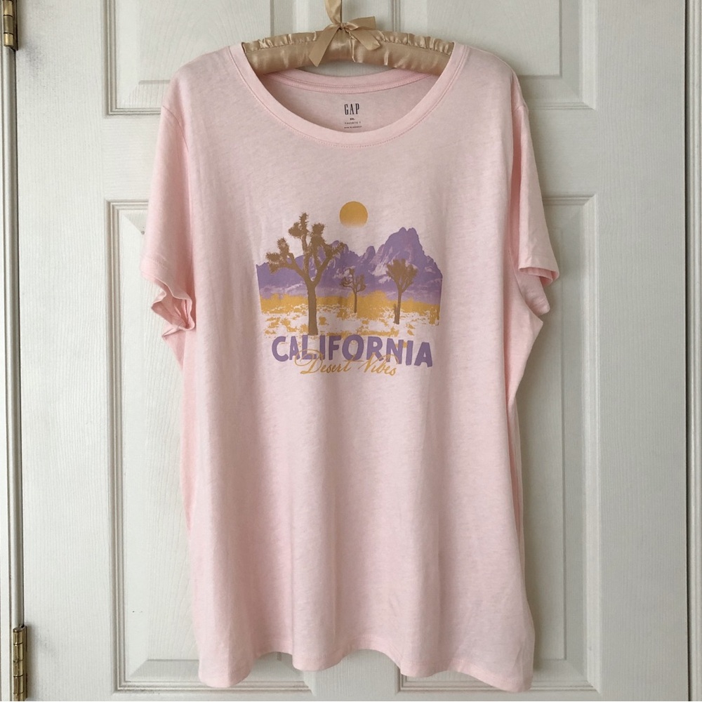 NWOT Gap Favorite Tee “California Desert Vibes” Graphic Cotton/Modal Size XXL